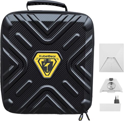 EVA Starlink Mini Case with Carbon Fiber Texture, Lightweight PU Hard Shell Protective Sleeve Cover Bag, Water-Resistant Travel Carry Case for SpaceX Starlink Mini Dish for Camping RV Van in Kuwait