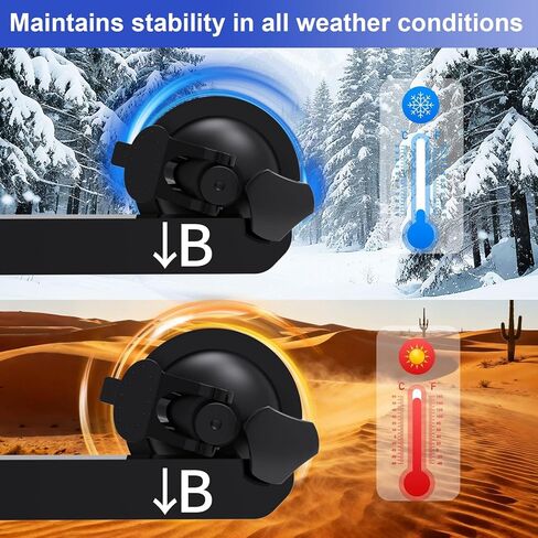 ملحقات ستارلينك الصغيرة، حامل ستارلينك ميني بالشفط، 2.8 × 4.1 × 10.8 بوصة، مجموعة ستارلينك الشمسية، حامل مركبة ستارلينك لأسقف السيارة أو النوافذ in Kuwait