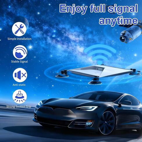 ملحقات ستارلينك الصغيرة، حامل ستارلينك ميني بالشفط، 2.8 × 4.1 × 10.8 بوصة، مجموعة ستارلينك الشمسية، حامل مركبة ستارلينك لأسقف السيارة أو النوافذ in Kuwait