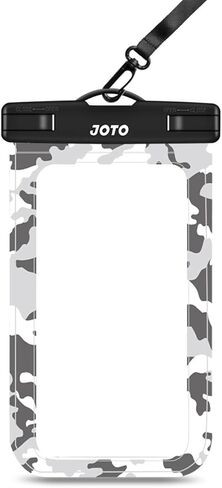 حافظة هاتف JOTO 2 Pack Universal مقاومة للماء لهاتف iPhone 17 Air 16 15 14 13 12 11 Plus Pro Max، IPX8 حقيبة جافة للهاتف المحمول XR X SE، Galaxy S23 S22 S21 S20+ S20 S10 Plus Note، بكسل يصل إلى 7 بوصات - أسود in Kuwait