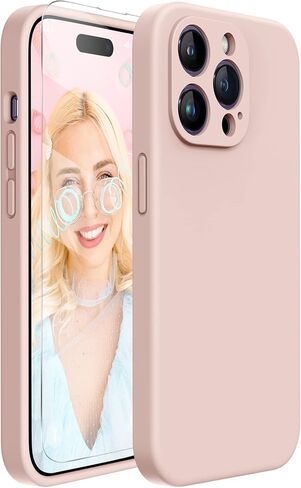 Miracase Compatible with iPhone 16 Case, [Soft Anti-Scratch Microfiber Lining], Compatible with MagSafe, Liquid Silicone Case Shockproof Drop Protection Phone Case for 16,Black in Kuwait