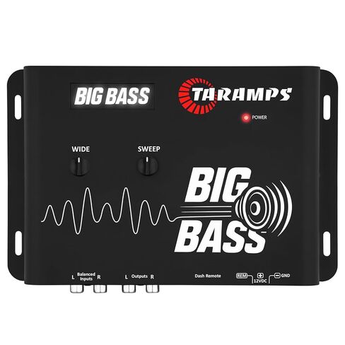 Taramps Big Bass DSP، معالج عميق لأنظمة الصوت في السيارة، معزز تأثير مضخم الصوت مع تردد قابل للتعديل وعناصر تحكم في الاجتياح in Kuwait