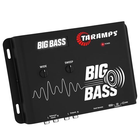 Taramps Big Bass DSP، معالج عميق لأنظمة الصوت في السيارة، معزز تأثير مضخم الصوت مع تردد قابل للتعديل وعناصر تحكم في الاجتياح in Kuwait