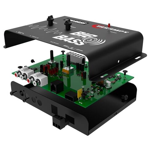 Taramps Big Bass DSP، معالج عميق لأنظمة الصوت في السيارة، معزز تأثير مضخم الصوت مع تردد قابل للتعديل وعناصر تحكم في الاجتياح in Kuwait