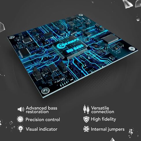 Taramps Big Bass DSP، معالج عميق لأنظمة الصوت في السيارة، معزز تأثير مضخم الصوت مع تردد قابل للتعديل وعناصر تحكم في الاجتياح in Kuwait
