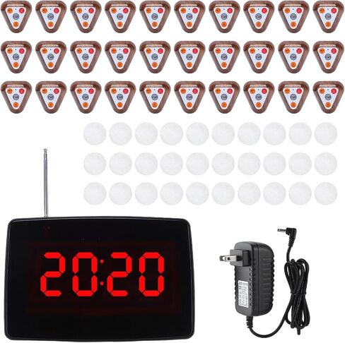 نظام الاتصال اللاسلكي، تقنية الترددات اللاسلكية 433.92 ميجاهرتز، 30 مفتاح اتصال IPX4، حجم قابل للتعديل، مقاوم للماء، مع استقبال ترميز رقمي (قابس أمريكي) in Kuwait