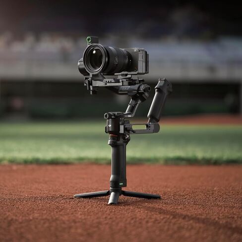 مجموعة DJI RS 5، مثبت جيمبال لكاميرا Canon/Sony/Panasonic/Nikon/Fujifilm، تتبع ذكي، مقبض حقيبة إلكتروني، مقابض ضبط دقيقة، مؤشر Z-Axis الجديد in Kuwait