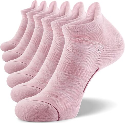 FITRELL Men's 6 Pack Ankle Running Socks Low Cut Cushioned Athletic Sports Socks 7-9/9-12/12-15 in Saudi Arabia