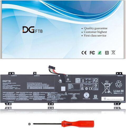 بطارية كمبيوتر محمول DGFTB L21D4PC2 L21M4PC5 متوافقة مع Lenovo Legion 7 16ARHA7 16IAX7 Series L21D4PC2 SB11F53995 5B11F54000 L21C4PC2 SB11F54009 5B11F53998 SB11F54008 5B11F54006 15.52 فولت 99.9 وات/6440 مللي أمبير in Saudi Arabia