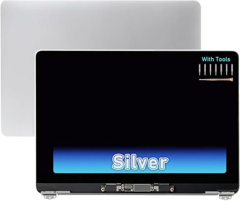 استبدال شاشة A2337 لجهاز MacBook Air M1 2020 A2337 EMC 3598 MGN63 MGN93 MGND3 MGN73 MGNA3 MGNE3 661-16807 661-16806 661-16808 عرض Retina LCD مجموعة علوية كاملة 13.3 بوصة 2560x1600 (فضي) in Kuwait