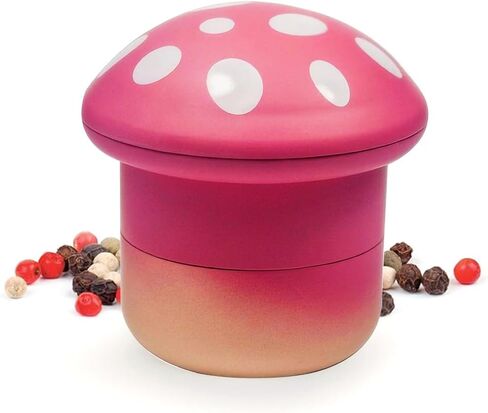 Kitchen Grinder【Mushroom Shape】Spice, Tea, Pepper Grinder Set, 2.5 * 3 inches, Colorful (Gradient Purple) in Saudi Arabia