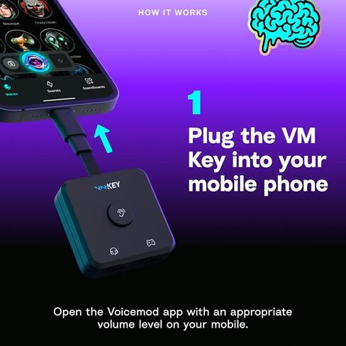 المفتاح - VMKey Real-Time AI Voice Changer وSoundboard لوحدات تحكم الألعاب (متوافق مع PS5، PS4، Xbox، SWITCH2) in Saudi Arabia