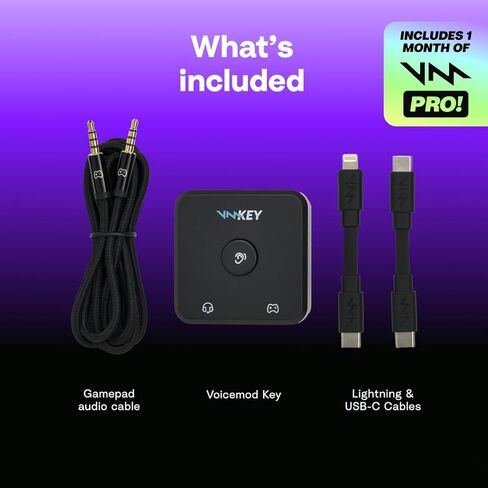 المفتاح - VMKey Real-Time AI Voice Changer وSoundboard لوحدات تحكم الألعاب (متوافق مع PS5، PS4، Xbox، SWITCH2) in Saudi Arabia