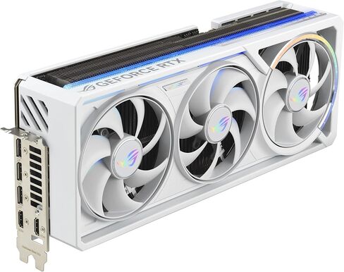 ASUS ROG Astral GeForce RTX™ 5080 16GB GDDR7 White OC Edition - بطاقة رسومات رباعية المروحة توفر تدفق هواء وضغط هواء غير مسبوق لأداء مثالي in Saudi Arabia