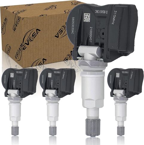 TPMS Sensors Set of 4 - tire pressure sensor Compatible with Ram 1500 2500 3500 4500 5500 2010 2011 2012 2013 Jeep Grand Cherokee Wrangler Dodge Durango Journey Chrysler 300 433MHz Replace# 56029398AB in Saudi Arabia