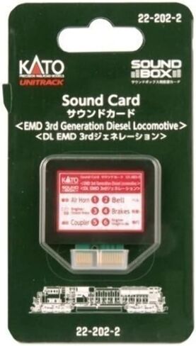 Kato KAT222022 Sound Card, Third Generation EMD Diesel in Saudi Arabia