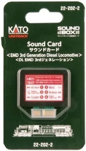 Kato KAT222022 Sound Card, Third Generation EMD Diesel in Saudi Arabia