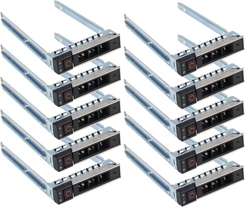 10-Pack Hard Drive Bracket 2.5" SSD Bracket DXD9H 0DXD9H Hard Drive Caddy | Compatible for Dell PowerEdge 16th Generation T560 R660 R6615 R6625 R7615 R7625 R760 R760xs R860 R960 HS5610 HS5620 in Saudi Arabia