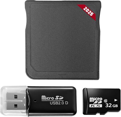 2025 Version Gold Pro Micro SDHC Dual Core Revolution Cartridge, Including 32GB MicroSD TF Card and USB Adapter, Compatible with New 2DS/3DS/XL NDSL NDSI, NO Timebomb in Kuwait