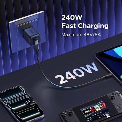 محول USB C 90 درجة من UGREEN، 3 حزم، محول USB C ذكر إلى أنثى بزاوية قائمة [40 جيجابت في الثانية، 240 وات، 8K 60 هرتز] متوافق مع Switch 2، Steam Deck، ROG Ally، MacBook، iPhone 17/16، iPad، Thunderbolt 4 in Kuwait