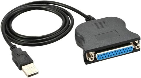HONGP 5/10PCS USB to 25-pin DB25 Female 1284 Parallel Printer Adapter Print Converter Cable Parallel Interface Communication(1 PCS) in Saudi Arabia