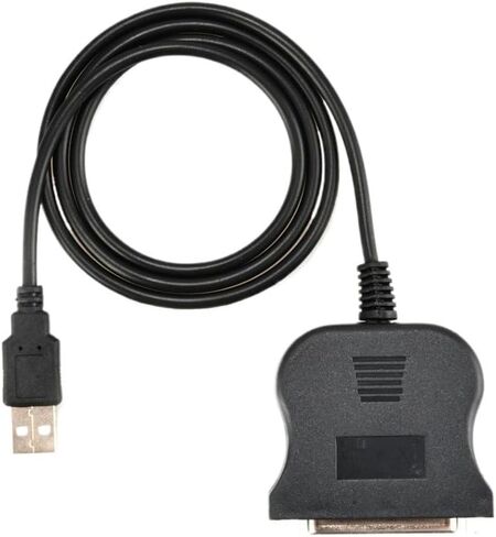 HONGP 5/10PCS USB to 25-pin DB25 Female 1284 Parallel Printer Adapter Print Converter Cable Parallel Interface Communication(1 PCS) in Saudi Arabia