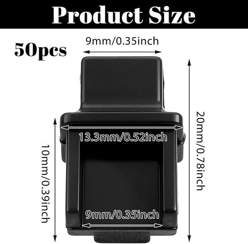 50 Pcs RJ45 Dust Covers Caps Ethernet LAN Port Protector Black Silicone Ethernet Hub Port RJ45 Anti-Dust Silicone Plugs Protector Stopper Cap for Female Ports Protectors Switch Router Media Converter in Kuwait