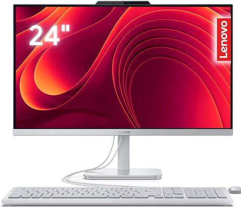 كمبيوتر مكتبي Lenovo Core i3 الكل في واحد مقاس 24 بوصة عالي الدقة بالكامل • ذاكرة وصول عشوائي (RAM) سعة 16 جيجابايت • محرك أقراص SSD سعة 512 جيجابايت • Intel Core • لوحة مفاتيح وماوس سلكية • نظام التشغيل Windows 11 in Kuwait