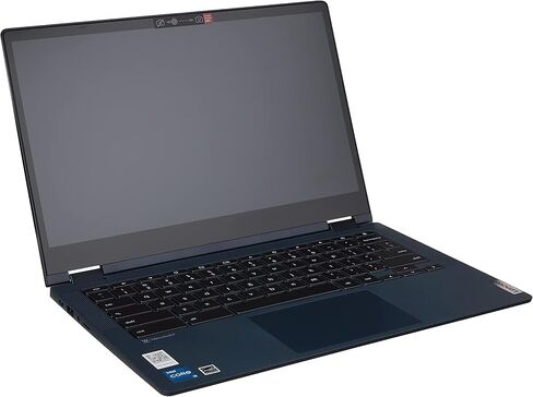 Lenovo IdeaPad Flex 5i Chromebook Plus 14 بوصة FHD+ 2 في 1 كمبيوتر محمول بشاشة لمس (Intel Core i3-1315U، ذاكرة وصول عشوائي 8 جيجابايت، تخزين 256 جيجابايت)، المنزل، الطلاب، إضاءة خلفية، كاميرا ويب FHD، نظام تشغيل Chrome، 2 تيرابايت من التخزين السحابي، رماد in Kuwait