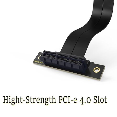 كابل PCIe 4.0 x4 Riser، كابل تمديد PCI-Express 4X ذكر إلى أنثى محول موسع PCI-e _ 15 سم in Kuwait