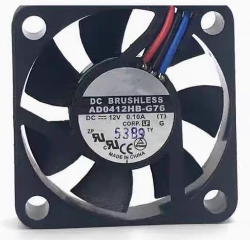 AD0412HB-G76 40X40X10MM 4CM 12V 0.10A 3-Wire الكرة وحدة المعالجة المركزية الهيكل مروحة in Kuwait