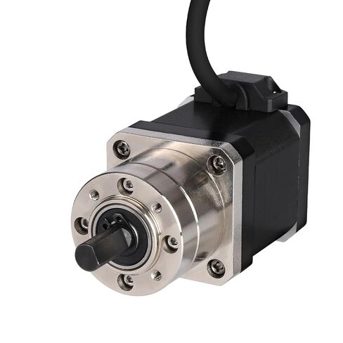 5.18:1 Geared Nema 17 Stepper Motor with Integrated Planetary Gearbox 1.8‌°‌ 2 Phase High Torque 0.55Nm(77.89oz·in) Bipolar 1.7A 2Ω 77mm 4-Lead Shaft 20mm φ8mm Cable 1M 3D Printer DIY CNC in Kuwait