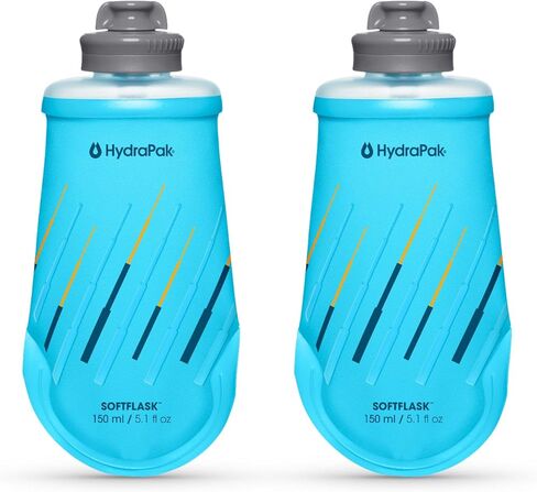 HydraPak SoftFlask - Collapsible Nutrition Flask (150ml or 250ml) - BPA Free, Easy Open Cap, Foldable, Lightweight in Saudi Arabia