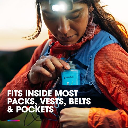 HydraPak SoftFlask - Collapsible Nutrition Flask (150ml or 250ml) - BPA Free, Easy Open Cap, Foldable, Lightweight in Saudi Arabia