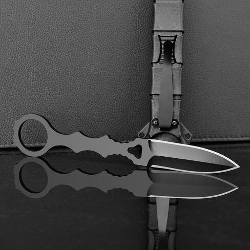 Tactical Fixed Blade Knife，6.7in Full Tang Camping Knives for Outdoor Survival，440C Stainless Steel EDC Knife with Kydex Sheath,Ergonomic Handle in Kuwait