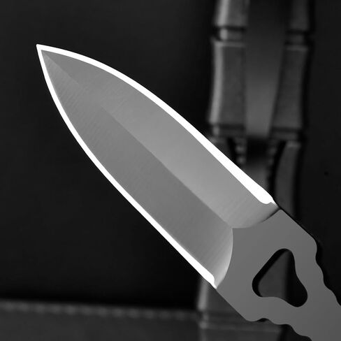 Tactical Fixed Blade Knife，6.7in Full Tang Camping Knives for Outdoor Survival，440C Stainless Steel EDC Knife with Kydex Sheath,Ergonomic Handle in Kuwait