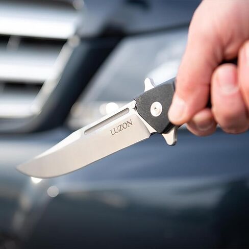 COLD STEEL Large Luzon 6" 8Cr13MoV Razor-Sharp Clip Point Blade 7.5" GFN Handle Tactical EDC Folding Knife w/Leaf-Spring Lock in Saudi Arabia