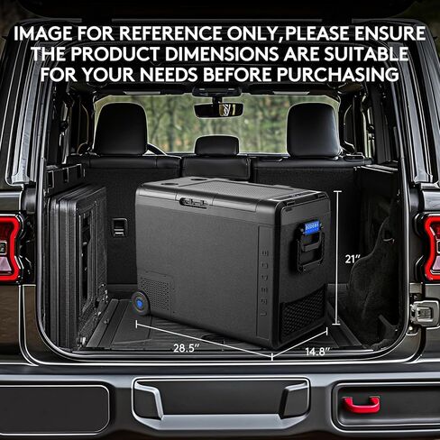BODEGACOOLER 12 Volt Car Refrigerator, 61Quart Car Fridge WIFI APP Control, Protable Freezer -4℉-68℉, RV Electric Cooler 12/24V DC 100-240V AC for Outdoor, Truck, Van, Vehicles, Camping, Travel in Saudi Arabia