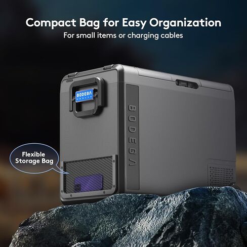 BODEGACOOLER 12 Volt Car Refrigerator, 61Quart Car Fridge WIFI APP Control, Protable Freezer -4℉-68℉, RV Electric Cooler 12/24V DC 100-240V AC for Outdoor, Truck, Van, Vehicles, Camping, Travel in Saudi Arabia