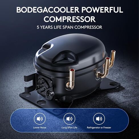 BODEGACOOLER 12 Volt Car Refrigerator, 61Quart Car Fridge WIFI APP Control, Protable Freezer -4℉-68℉, RV Electric Cooler 12/24V DC 100-240V AC for Outdoor, Truck, Van, Vehicles, Camping, Travel in Saudi Arabia