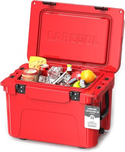 Rotomolded Hard Cooler, Portable Small Ice Chest with 3-Inch Insulation, Heavy-Duty Beach Cooler for Camping, Fishing, Boating, Picnic, BBQ, Travel in Saudi Arabia