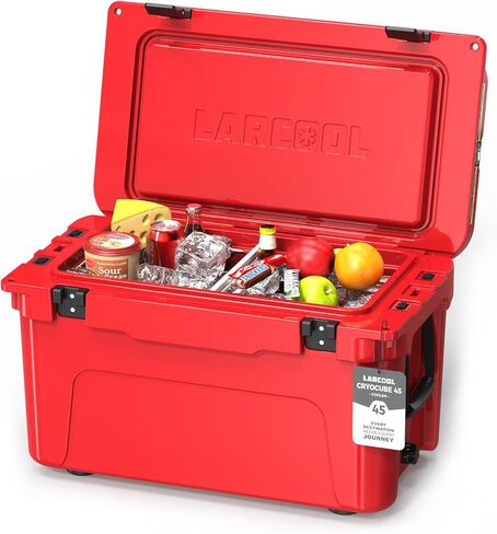 Rotomolded Hard Cooler, Portable Small Ice Chest with 3-Inch Insulation, Heavy-Duty Beach Cooler for Camping, Fishing, Boating, Picnic, BBQ, Travel in Saudi Arabia