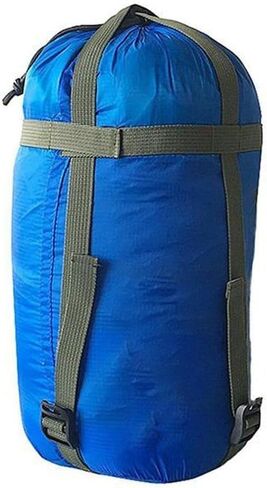 Waterproof Outdoor Camping Storage Bag Hiking Compression Stuff Sack Sleeping Bags Storage Survival Sleeping Bag Holder Compression Pack(sky blue) in Saudi Arabia