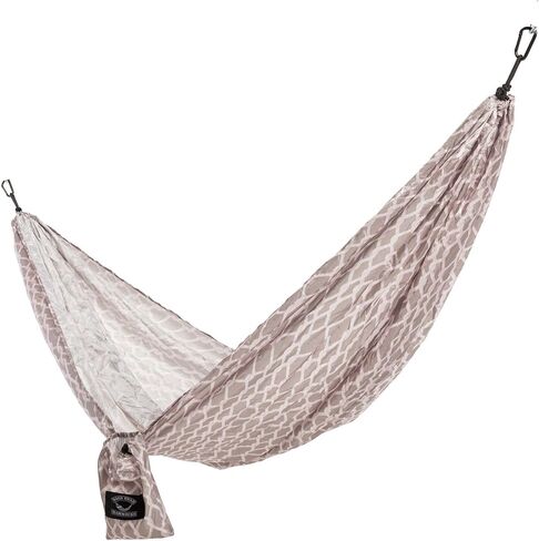 Nags Head Hammocks Double Galaxy Camping Hammock with 2 Tree Straps, Triple Stitched Durable Nylon Material, Compact Design for Backpacking, Travel, Beach, Backyard, Patio, Hiking in Saudi Arabia