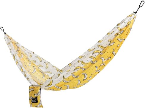 Nags Head Hammocks Double Galaxy Camping Hammock with 2 Tree Straps, Triple Stitched Durable Nylon Material, Compact Design for Backpacking, Travel, Beach, Backyard, Patio, Hiking in Saudi Arabia
