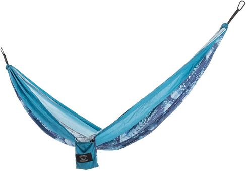 Nags Head Hammocks Double Galaxy Camping Hammock with 2 Tree Straps, Triple Stitched Durable Nylon Material, Compact Design for Backpacking, Travel, Beach, Backyard, Patio, Hiking in Saudi Arabia