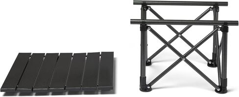 Amazon Basics Camping Table, Made of Alloy Steel and Aluminum, Small, Folding, Camping Essentials, Black in Saudi Arabia