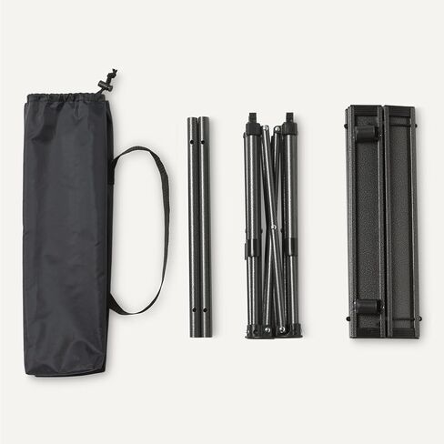 Amazon Basics Camping Table, Made of Alloy Steel and Aluminum, Small, Folding, Camping Essentials, Black in Saudi Arabia