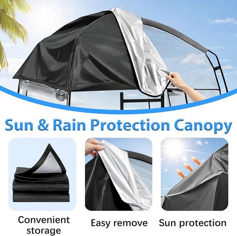 Sports Tent, Portable Sports Tent Shelter Fits 2-4 Persons,6.3FT Height Clear Bubble Tents for Sports Games and Camping,Providing Shelter from Wind and Rain in Saudi Arabia