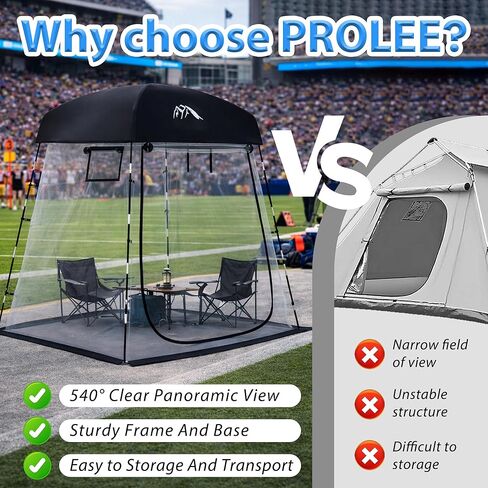 Sports Tent, Portable Sports Tent Shelter Fits 2-4 Persons,6.3FT Height Clear Bubble Tents for Sports Games and Camping,Providing Shelter from Wind and Rain in Saudi Arabia